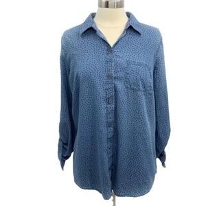 KIM ROGERS BUTTON UP LONG SLEEVE
